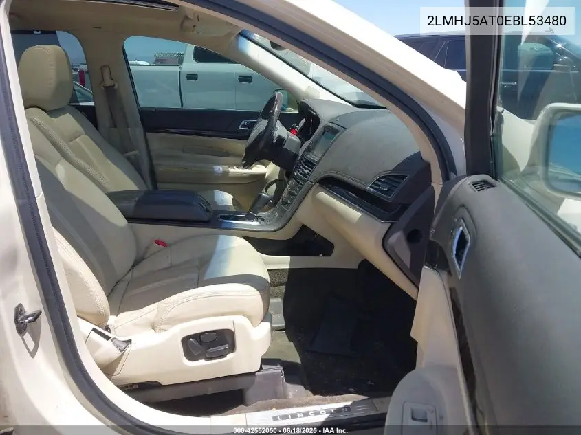 2014 Lincoln Mkt Ecoboost VIN: 2LMHJ5AT0EBL53480 Lot: 42552050