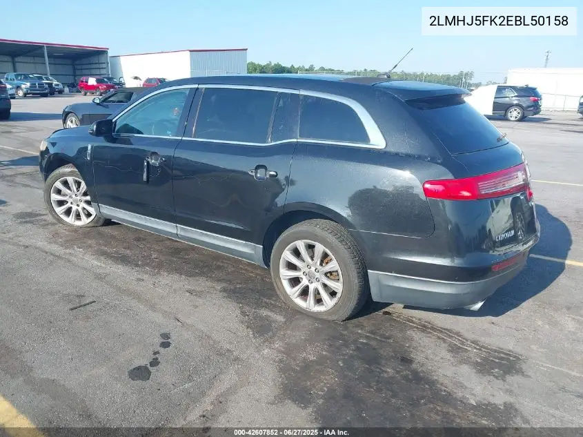 2014 Lincoln Mkt VIN: 2LMHJ5FK2EBL50158 Lot: 42607852