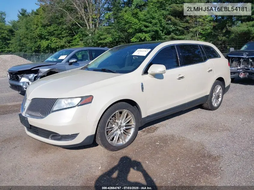 2014 Lincoln Mkt Ecoboost VIN: 2LMHJ5AT6EBL54181 Lot: 42664767