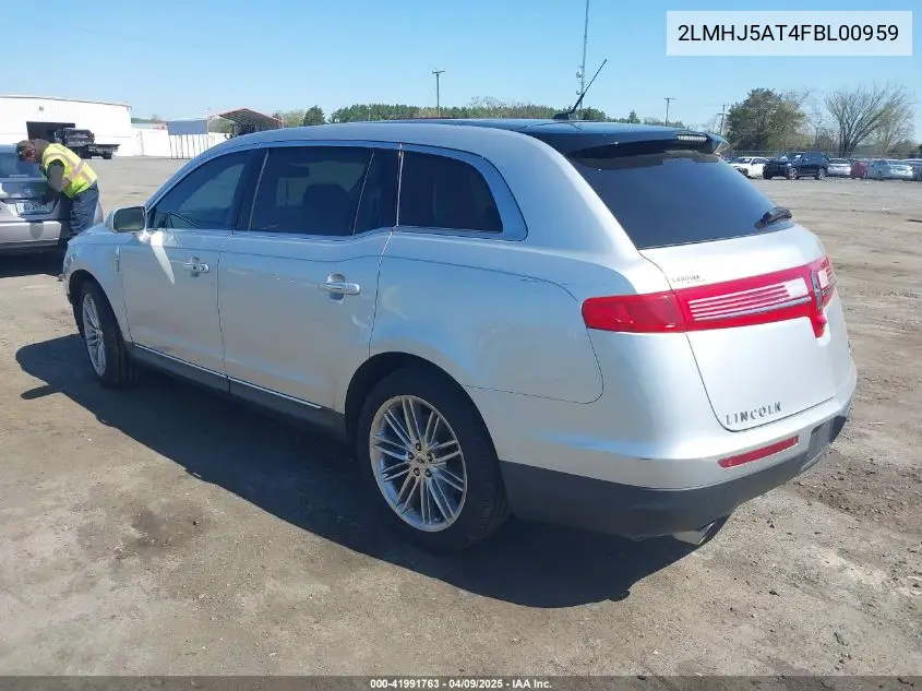 2015 Lincoln Mkt Ecoboost VIN: 2LMHJ5AT4FBL00959 Lot: 41991763