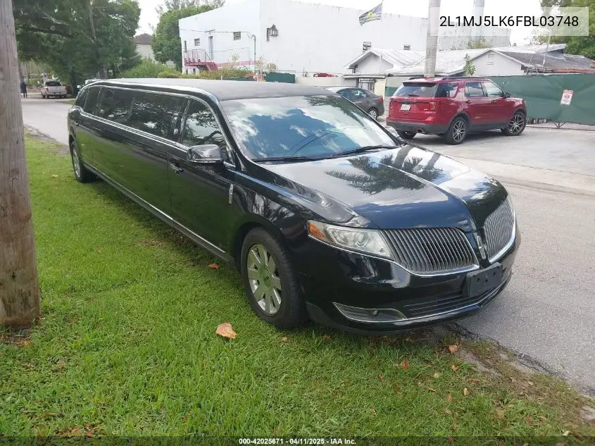 2015 Lincoln Mkt Limo VIN: 2L1MJ5LK6FBL03748 Lot: 42025671