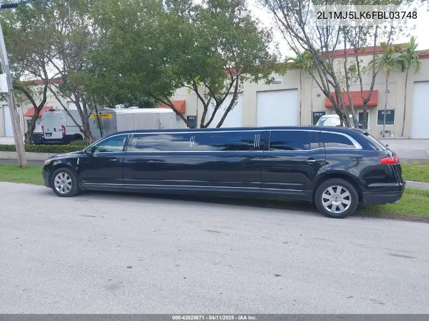 2015 Lincoln Mkt Limo VIN: 2L1MJ5LK6FBL03748 Lot: 42025671