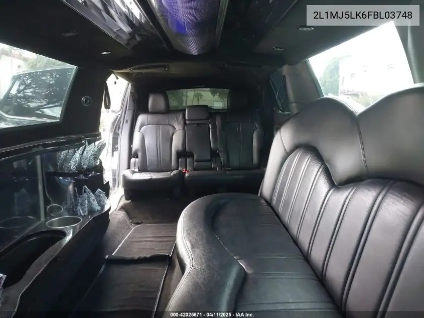2015 Lincoln Mkt Limo VIN: 2L1MJ5LK6FBL03748 Lot: 42025671