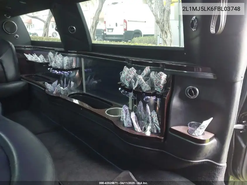2015 Lincoln Mkt Limo VIN: 2L1MJ5LK6FBL03748 Lot: 42025671
