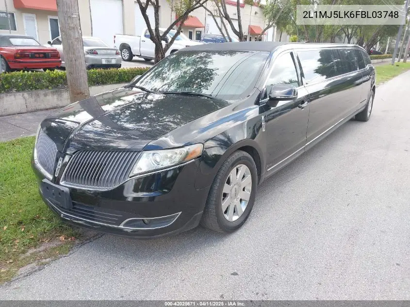 2015 Lincoln Mkt Limo VIN: 2L1MJ5LK6FBL03748 Lot: 42025671