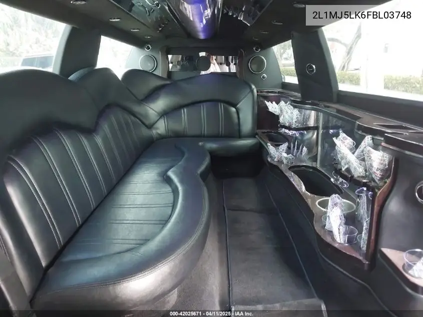 2015 Lincoln Mkt Limo VIN: 2L1MJ5LK6FBL03748 Lot: 42025671
