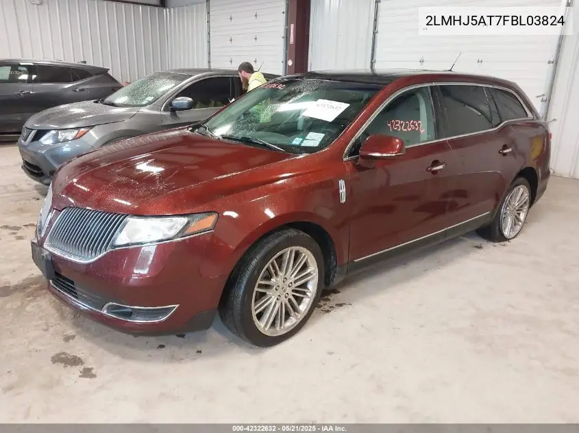 2015 Lincoln Mkt Ecoboost VIN: 2LMHJ5AT7FBL03824 Lot: 42322632