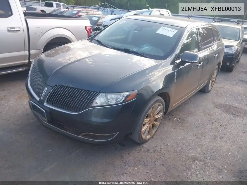 2015 Lincoln Mkt Ecoboost VIN: 2LMHJ5ATXFBL00013 Lot: 42451384