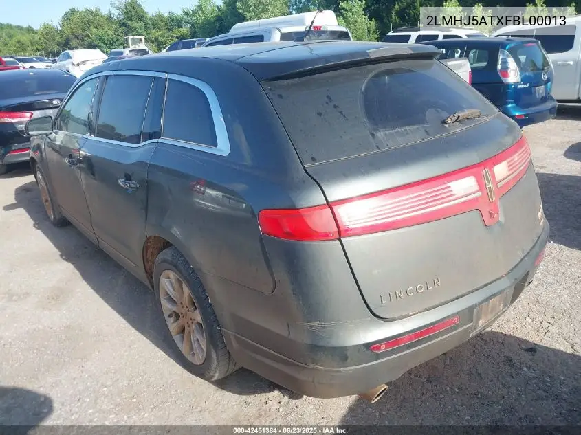 2015 Lincoln Mkt Ecoboost VIN: 2LMHJ5ATXFBL00013 Lot: 42451384