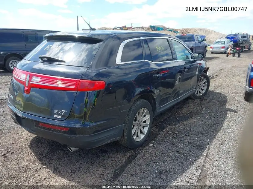 2016 Lincoln Mkt Livery VIN: 2LMHJ5NK7GBL00747 Lot: 41971722