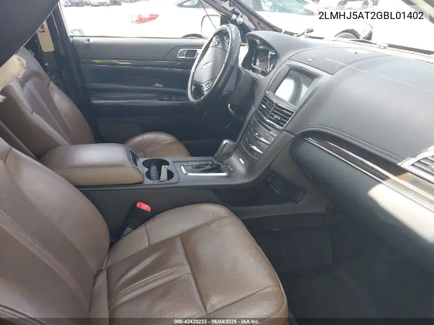 2016 Lincoln Mkt Ecoboost VIN: 2LMHJ5AT2GBL01402 Lot: 42420233