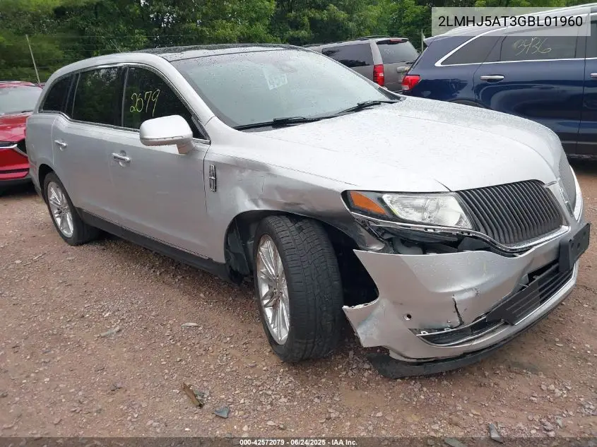 2016 Lincoln Mkt Ecoboost VIN: 2LMHJ5AT3GBL01960 Lot: 42572079