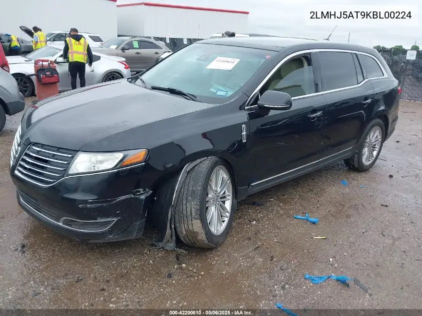 2019 Lincoln Mkt Reserve VIN: 2LMHJ5AT9KBL00224 Lot: 42200810