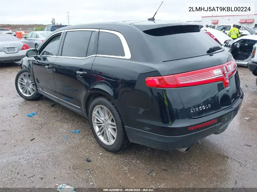 2019 Lincoln Mkt Reserve VIN: 2LMHJ5AT9KBL00224 Lot: 42200810