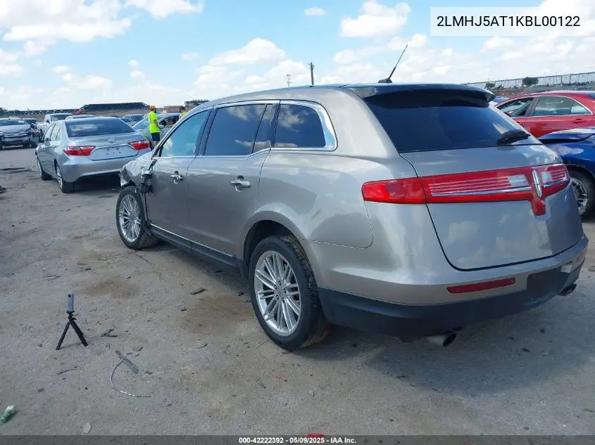 2019 Lincoln Mkt Reserve VIN: 2LMHJ5AT1KBL00122 Lot: 42222392