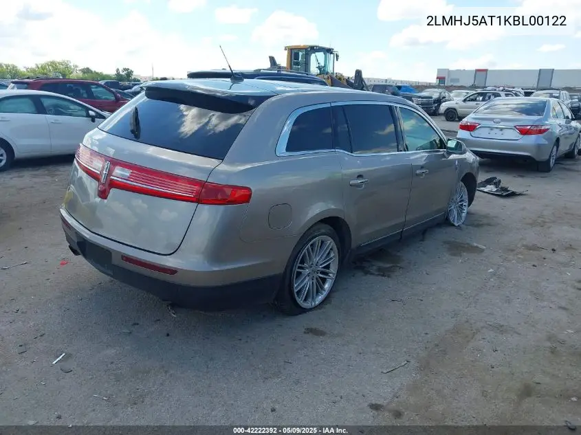 2019 Lincoln Mkt Reserve VIN: 2LMHJ5AT1KBL00122 Lot: 42222392