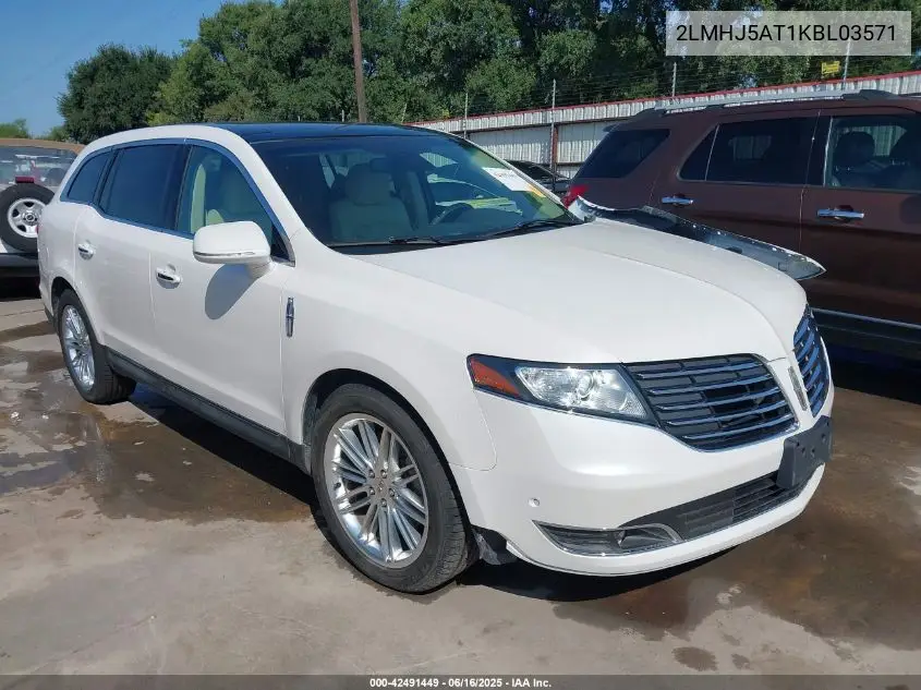 2019 Lincoln Mkt Reserve VIN: 2LMHJ5AT1KBL03571 Lot: 42491449