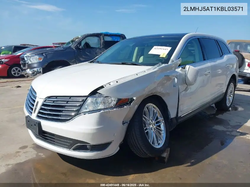 2019 Lincoln Mkt Reserve VIN: 2LMHJ5AT1KBL03571 Lot: 42491449