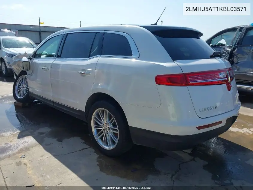 2019 Lincoln Mkt Reserve VIN: 2LMHJ5AT1KBL03571 Lot: 42491449