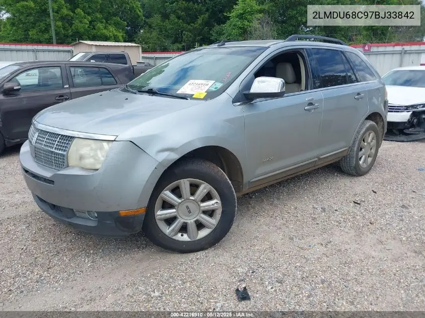 2007 Lincoln Mkx VIN: 2LMDU68C97BJ33842 Lot: 42216910