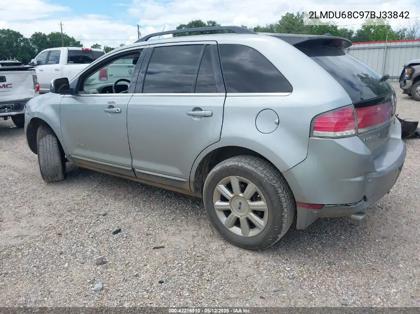 2007 Lincoln Mkx VIN: 2LMDU68C97BJ33842 Lot: 42216910