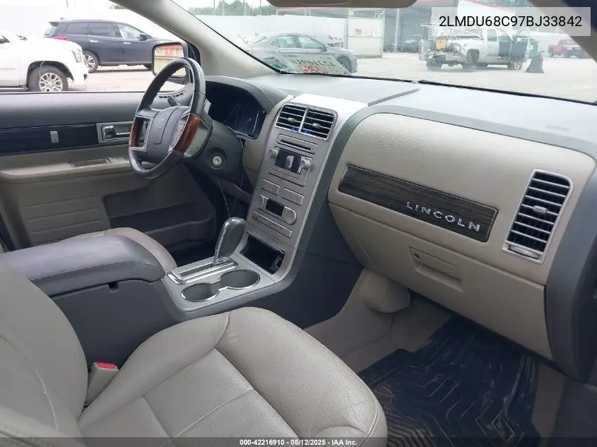 2007 Lincoln Mkx VIN: 2LMDU68C97BJ33842 Lot: 42216910