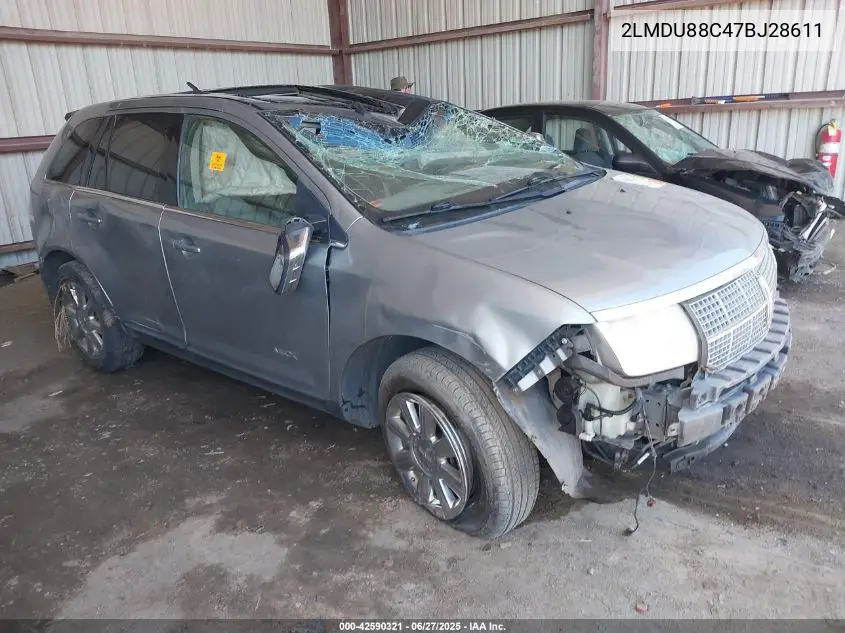 2007 Lincoln Mkx VIN: 2LMDU88C47BJ28611 Lot: 42590321