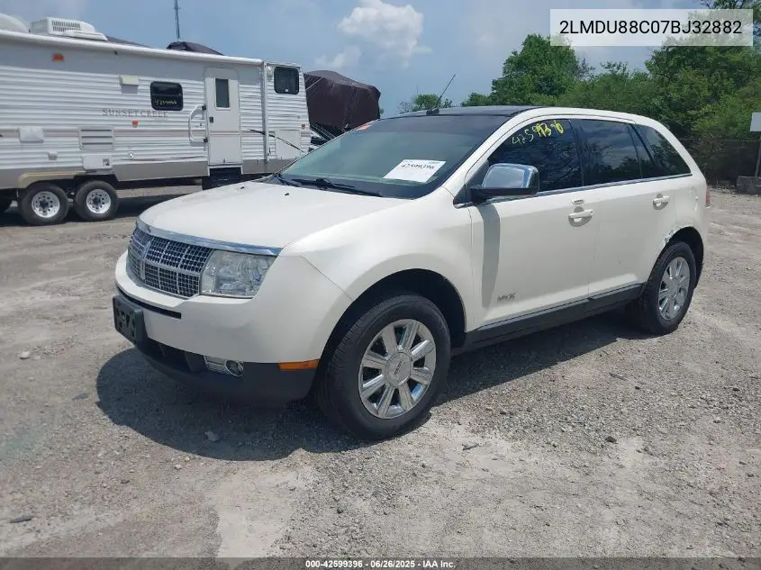 2007 Lincoln Mkx VIN: 2LMDU88C07BJ32882 Lot: 42599396