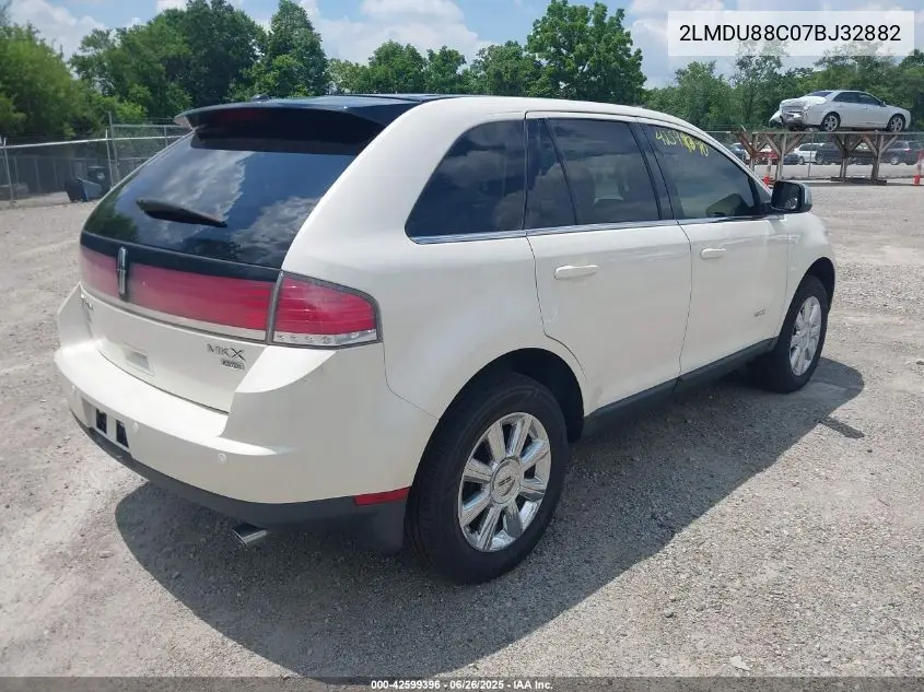 2007 Lincoln Mkx VIN: 2LMDU88C07BJ32882 Lot: 42599396