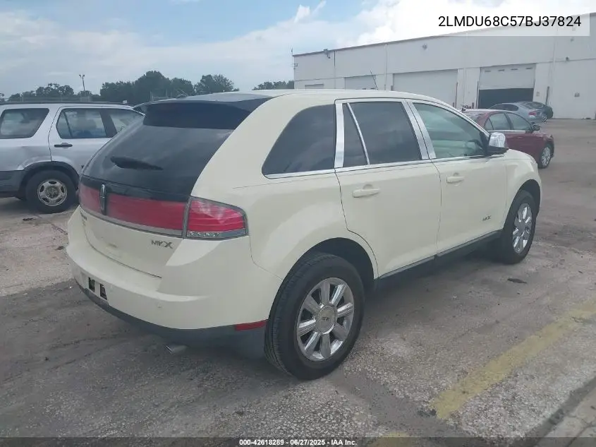 2007 Lincoln Mkx VIN: 2LMDU68C57BJ37824 Lot: 42618289