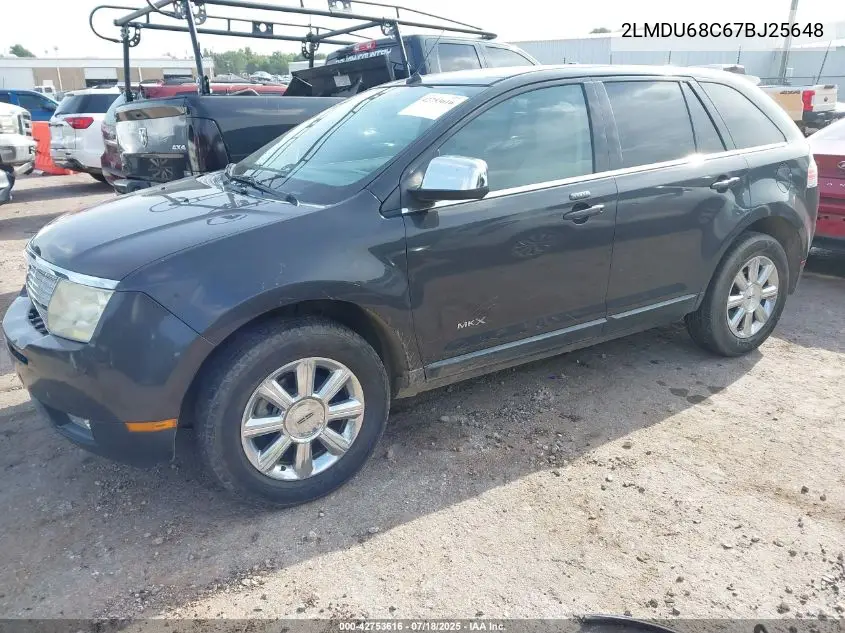 2007 Lincoln Mkx VIN: 2LMDU68C67BJ25648 Lot: 42753616