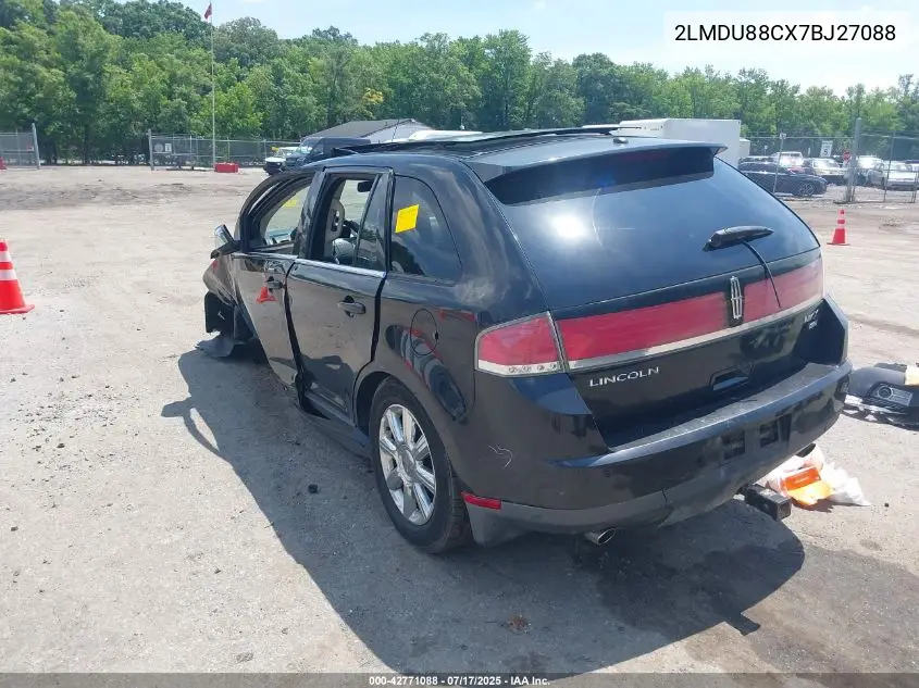 2007 Lincoln Mkx VIN: 2LMDU88CX7BJ27088 Lot: 42771088