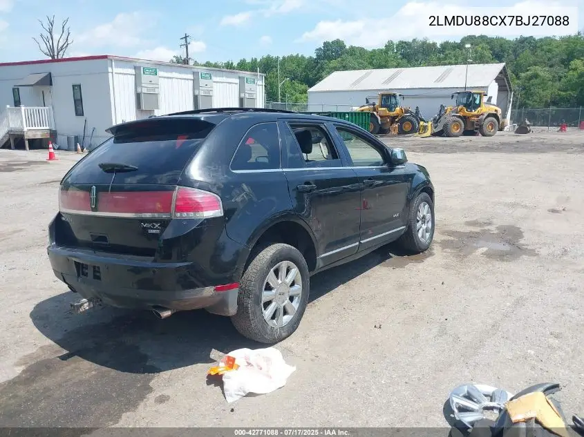 2007 Lincoln Mkx VIN: 2LMDU88CX7BJ27088 Lot: 42771088