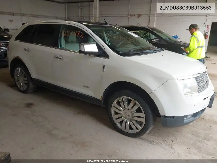 2009 Lincoln Mkx VIN: 2LMDU88C39BJ13553 Lot: 42577172