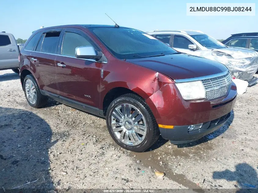 2009 Lincoln Mkx VIN: 2LMDU88C99BJ08244 Lot: 42612898
