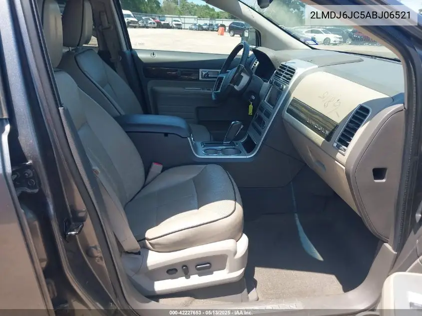 2010 Lincoln Mkx VIN: 2LMDJ6JC5ABJ06521 Lot: 42227653