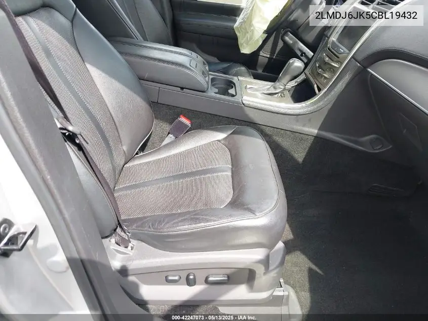 2012 Lincoln Mkx VIN: 2LMDJ6JK5CBL19432 Lot: 42247073
