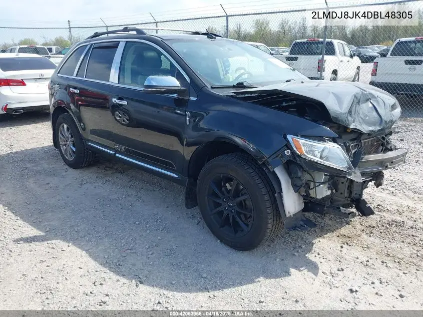 2013 Lincoln Mkx VIN: 2LMDJ8JK4DBL48305 Lot: 42063966