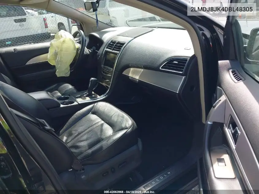 2013 Lincoln Mkx VIN: 2LMDJ8JK4DBL48305 Lot: 42063966