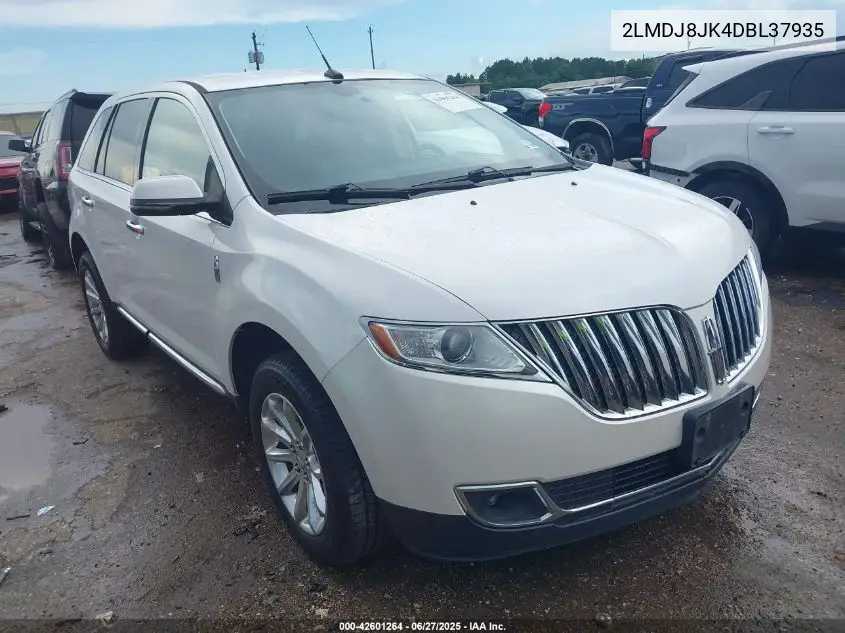 2013 Lincoln Mkx VIN: 2LMDJ8JK4DBL37935 Lot: 42601264