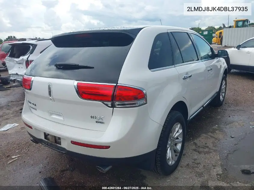 2013 Lincoln Mkx VIN: 2LMDJ8JK4DBL37935 Lot: 42601264