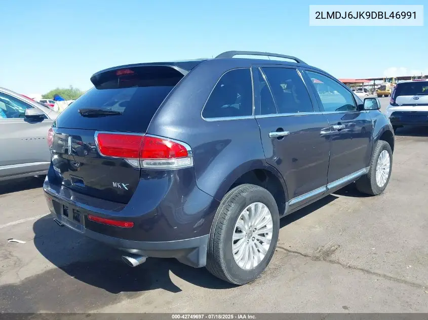 2013 Lincoln Mkx VIN: 2LMDJ6JK9DBL46991 Lot: 42749697