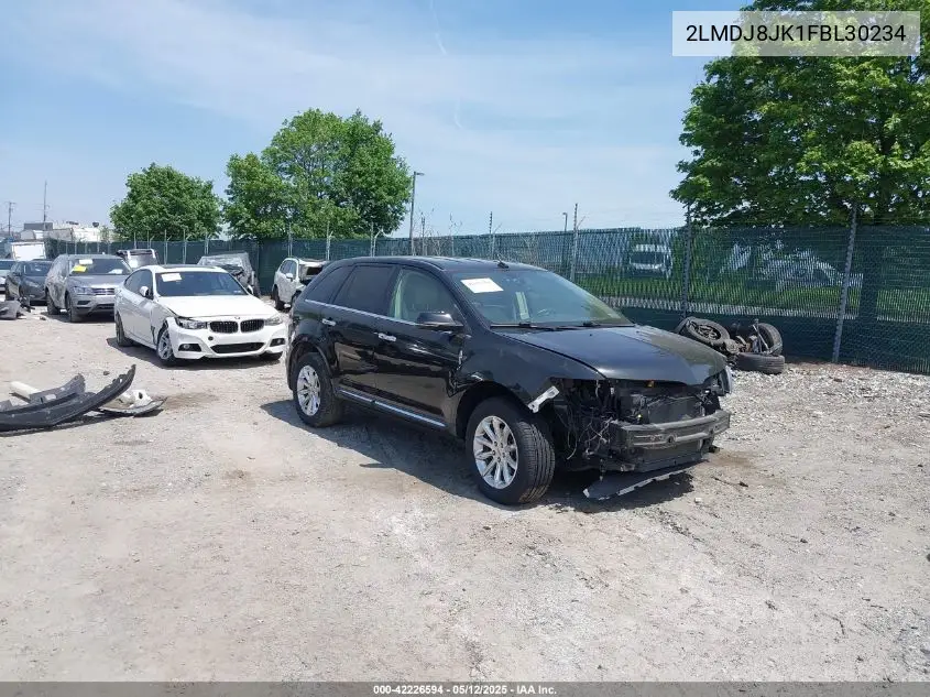 2015 Lincoln Mkx VIN: 2LMDJ8JK1FBL30234 Lot: 42226594