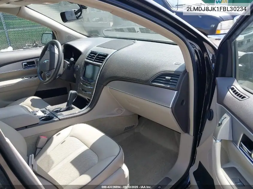2015 Lincoln Mkx VIN: 2LMDJ8JK1FBL30234 Lot: 42226594