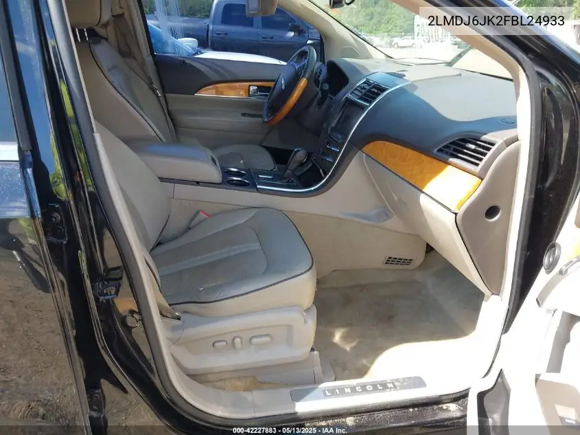 2015 Lincoln Mkx VIN: 2LMDJ6JK2FBL24933 Lot: 42227883