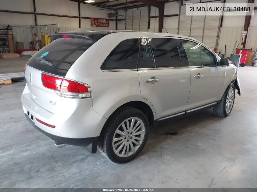 2015 Lincoln Mkx VIN: 2LMDJ6JK4FBL30488 Lot: 42579792