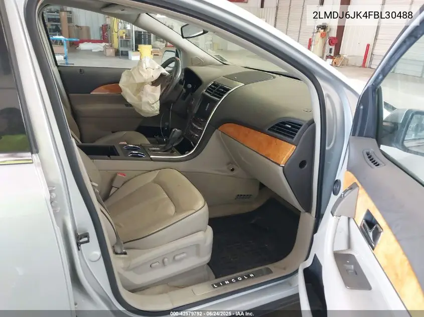 2015 Lincoln Mkx VIN: 2LMDJ6JK4FBL30488 Lot: 42579792