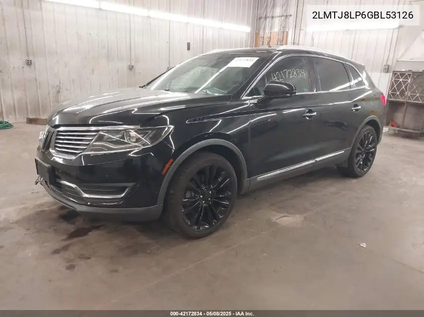 2lmtj8lp6gbl53126 2LMTJ8LP6GBL53126 2016 Lincoln Mkx Reserve