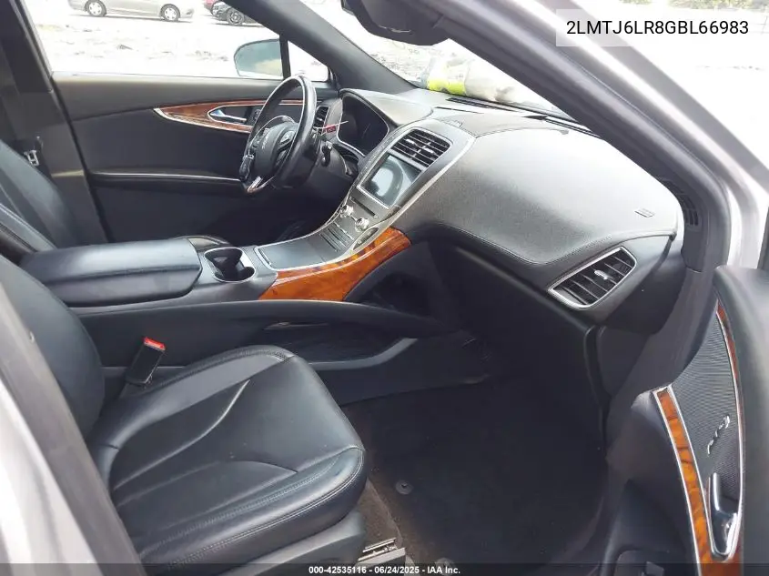 2016 Lincoln Mkx Reserve VIN: 2LMTJ6LR8GBL66983 Lot: 42535116