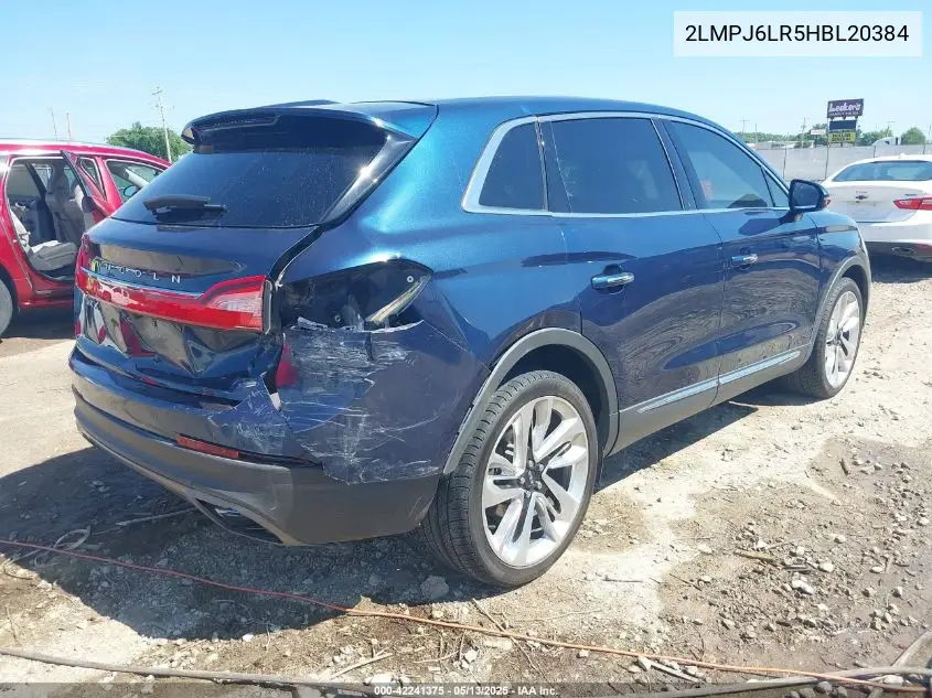 2017 Lincoln Mkx Reserve VIN: 2LMPJ6LR5HBL20384 Lot: 42241375